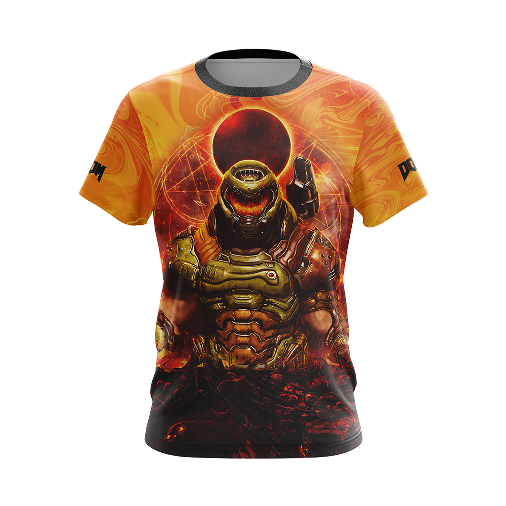 Doom ( Video Game ) New Unisex 3D T-shirt