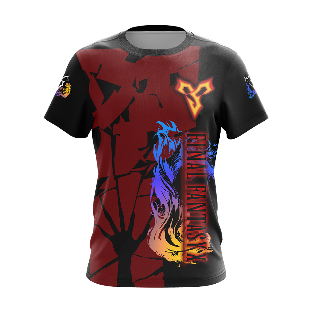 Final Fantasy X Tidus Symbol Unisex 3D T-shirt Zip Hoodie Pullover Hoodie