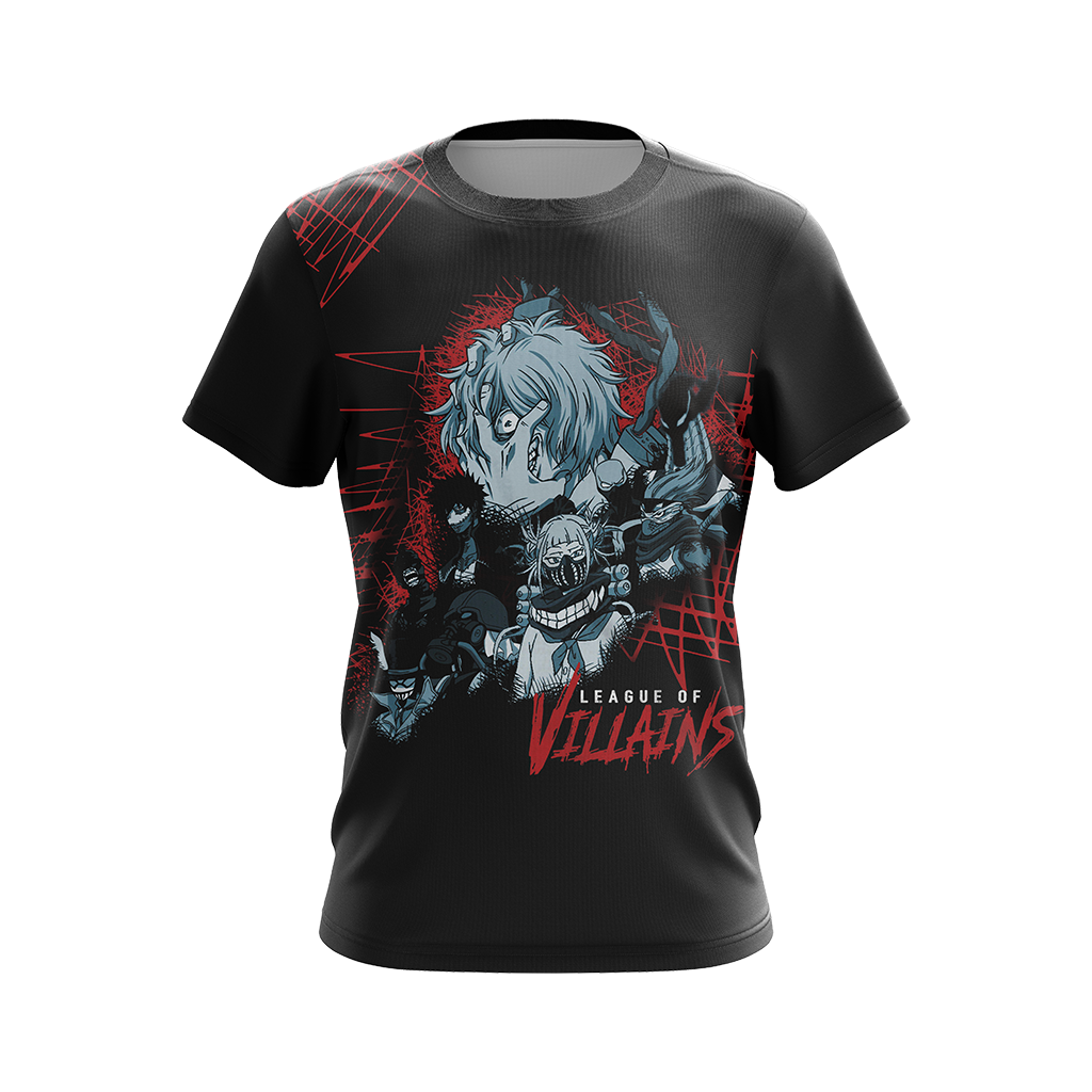 My Hero Academia Villian Group Unisex 3D T-shirt