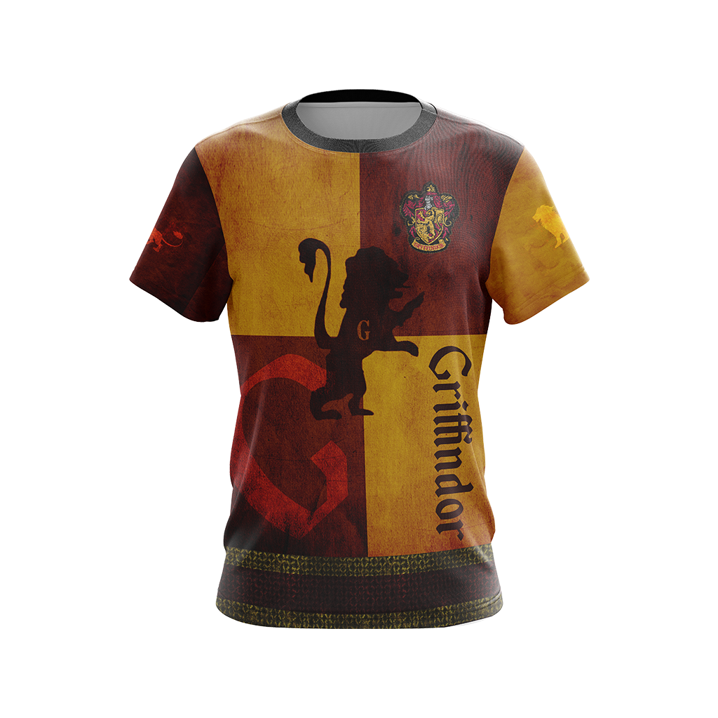 Brave Like A Gryffindor Harry Potter New Version 1 Unisex 3D T-shirt
