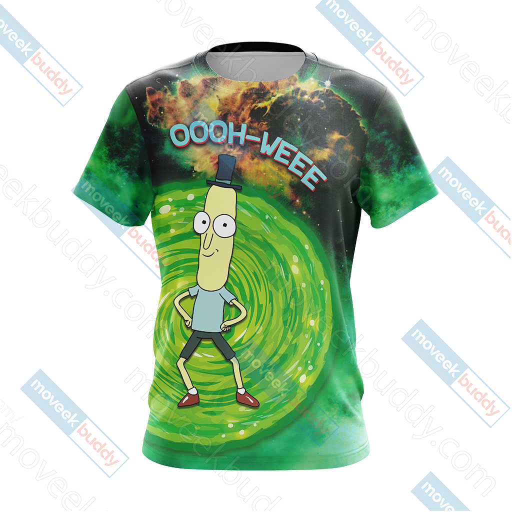 Mr.Poopybutthole Rick and Morty Unisex 3D T-shirt
