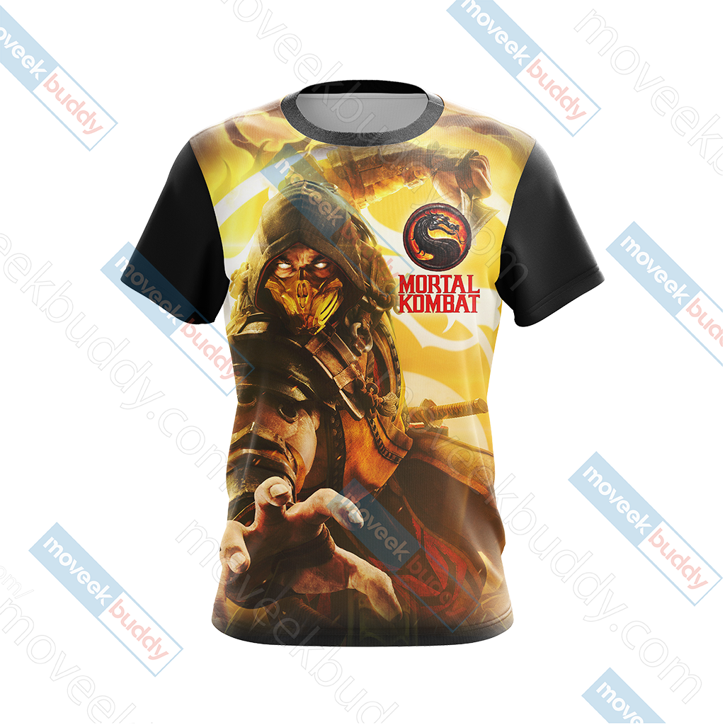 Mortal Kombat - Scorpion New Style Unisex 3D T-shirt