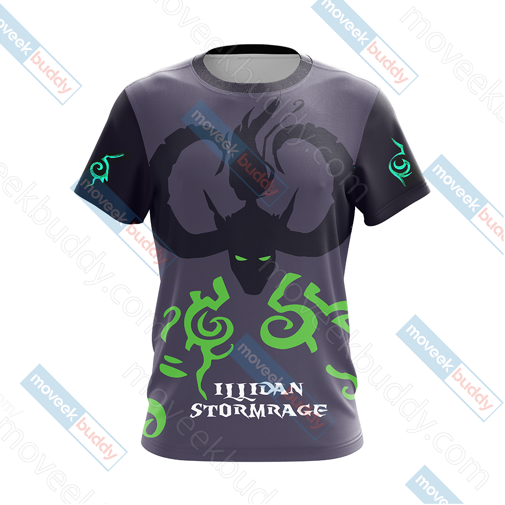 World Of Warcraft - Illidan Stormrage Unisex 3D T-shirt