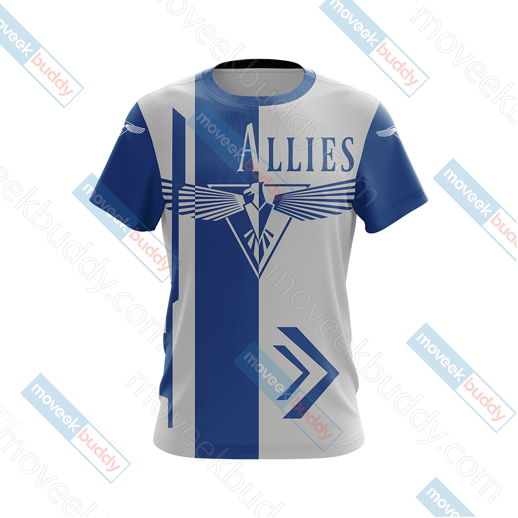 Command & Conquer - Allies Unisex 3D T-shirt