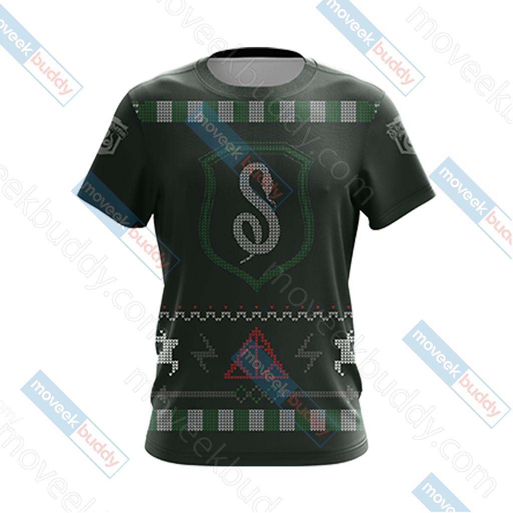 Harry Potter - Cunning Like A Slytherin Winter Style Unisex 3D T-shirt