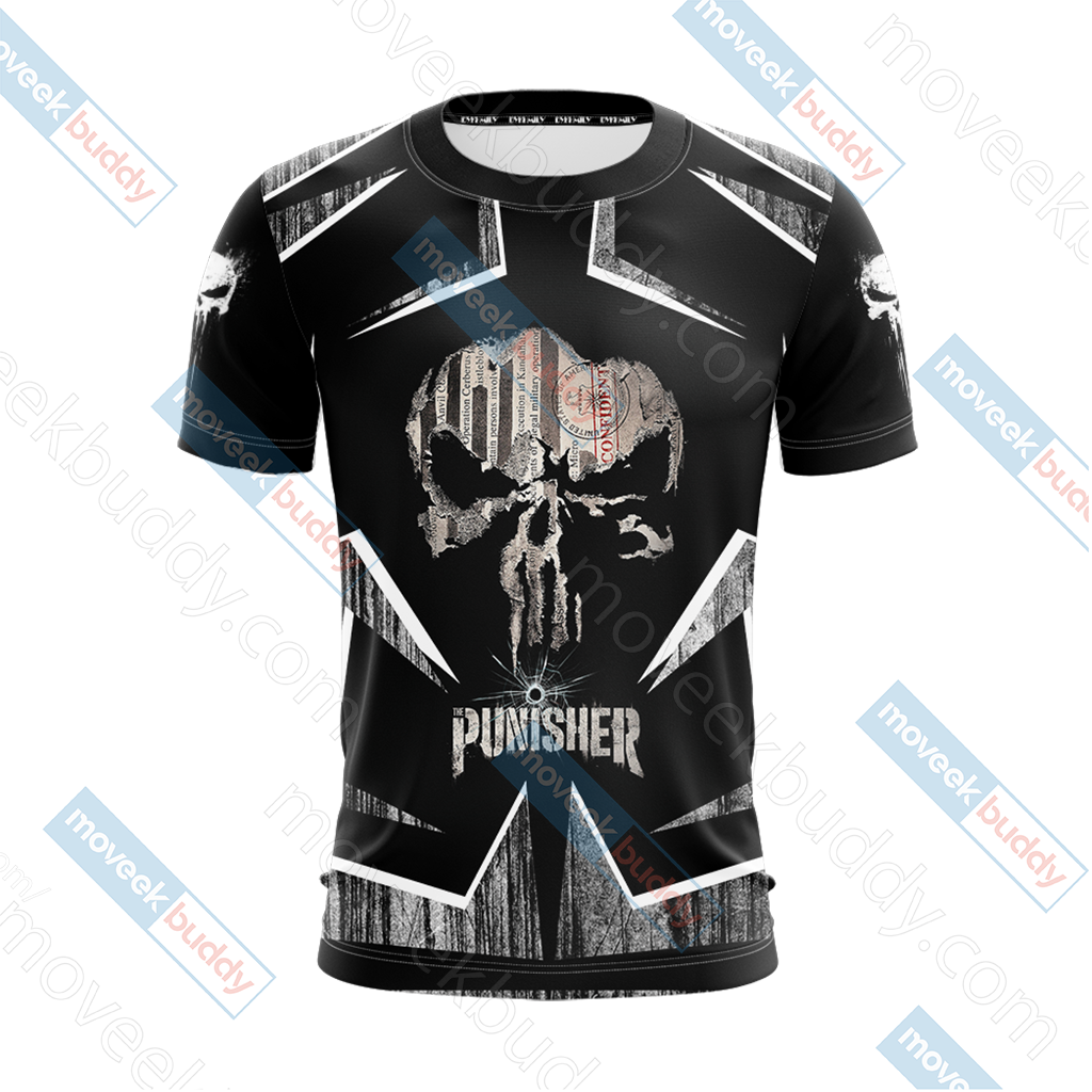 The Punisher New Unisex 3D T-shirt