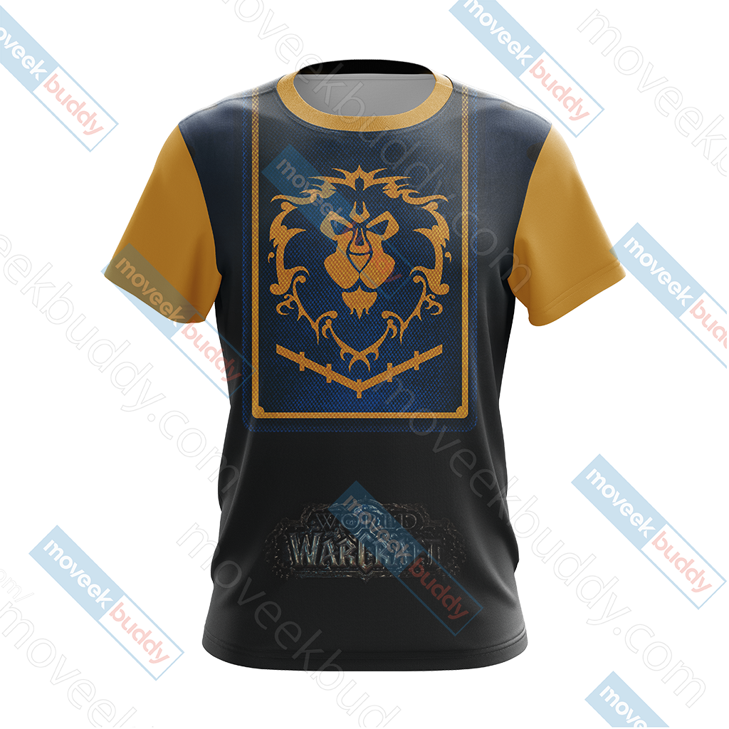 World Of Warcraft - For The Alliance Unisex 3D T-shirt