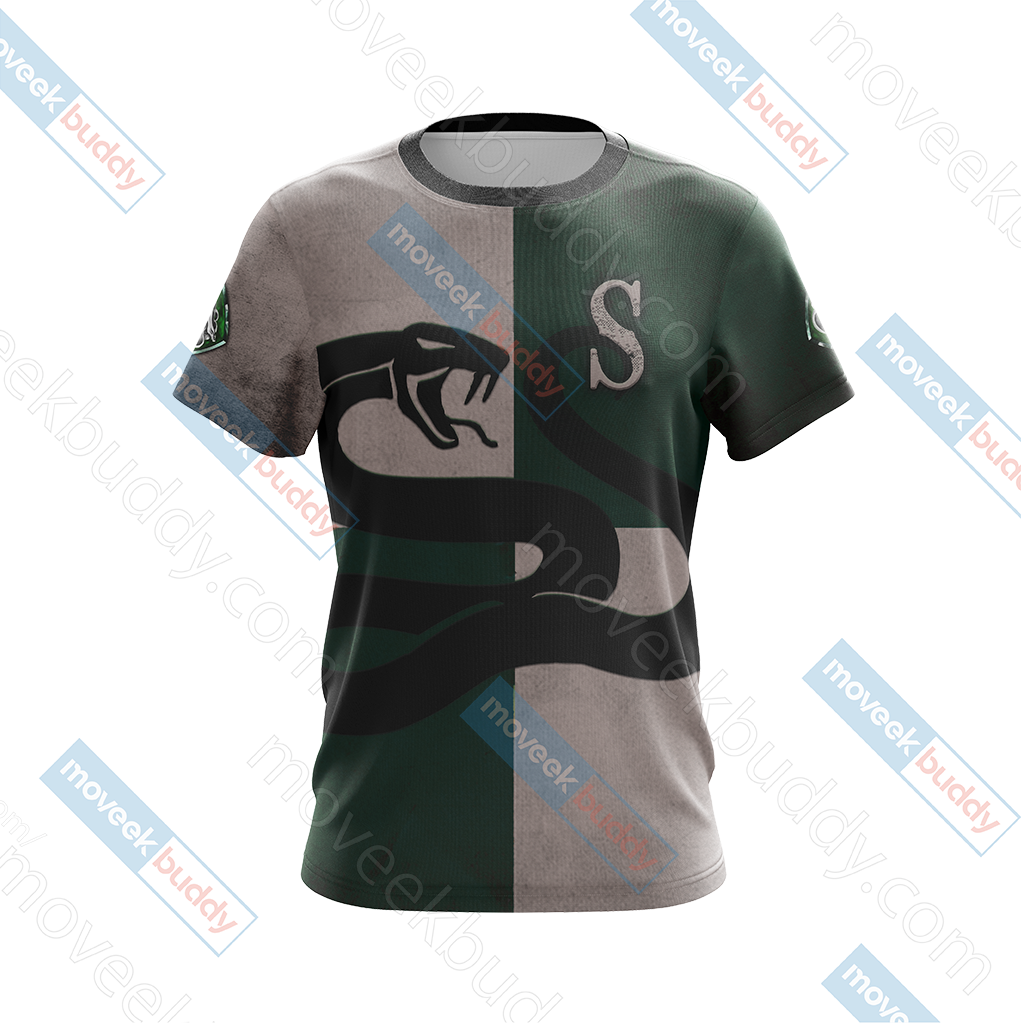Slytherin Serpent Harry Potter New Look Unisex 3D T-shirt