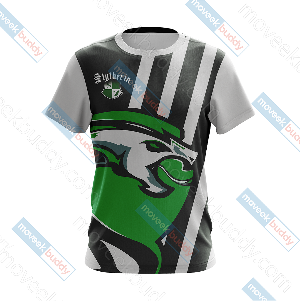 Slytherin Serpent Quiddicth Team Harry Potter New Style Unisex 3D T-shirt