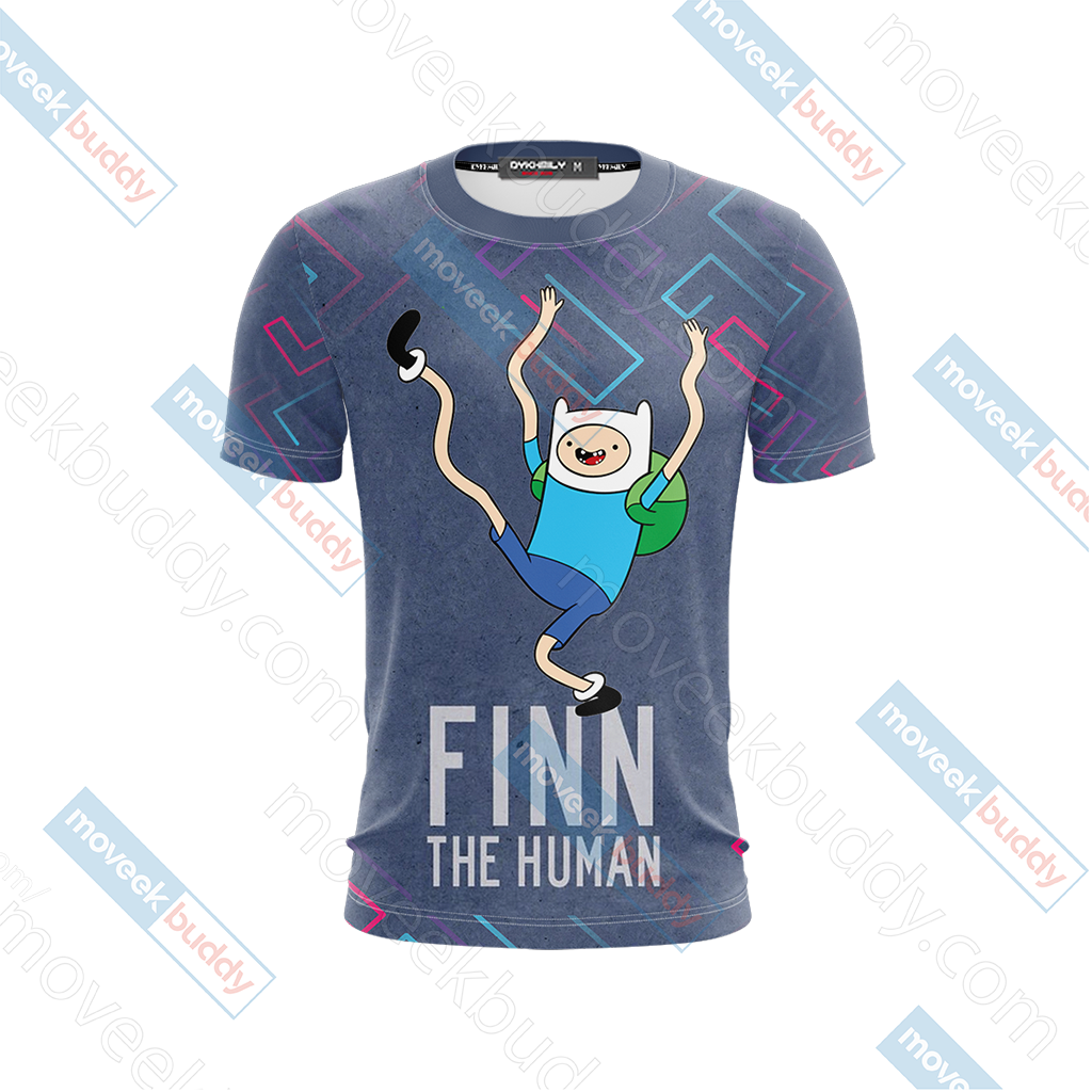 Adventure Time - Finn The Human Unisex 3D T-shirt