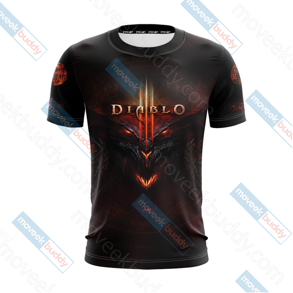Diablo III New Unisex 3D T-shirt