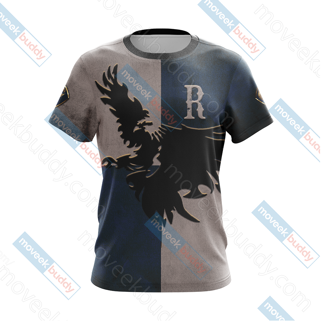 Ravenclaw Eagles Harry Potter New Look Unisex 3D T-shirt
