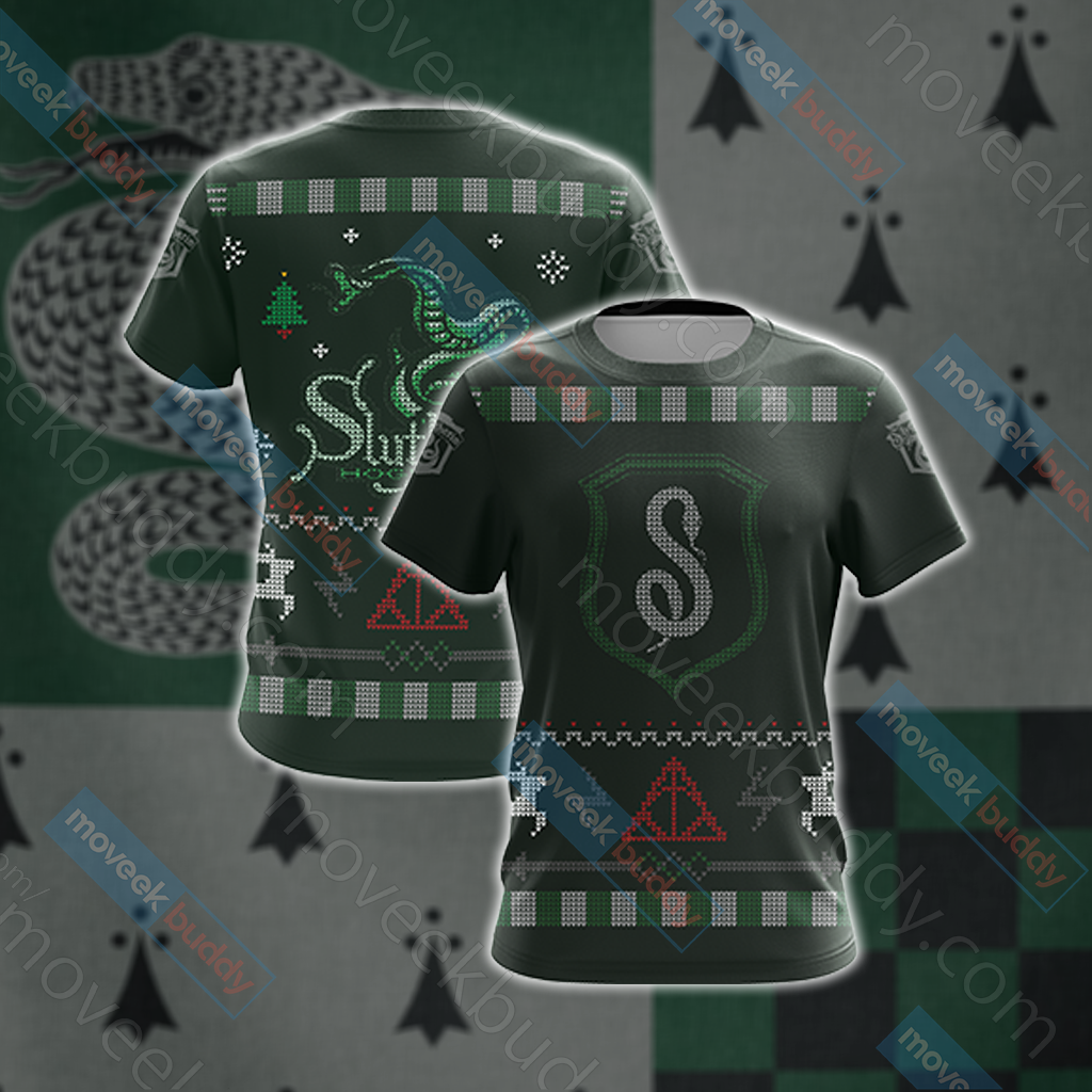 Harry Potter - Cunning Like A Slytherin Winter Style Unisex 3D T-shirt