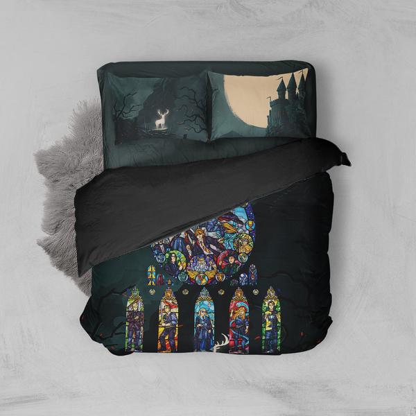 Stained Glass Harry Potter Bed Set