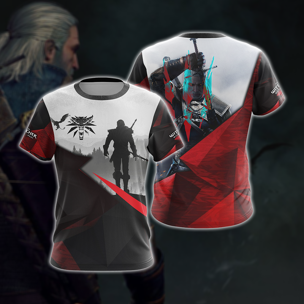 The Witcher 3 Emblem Unisex 3D T-shirt