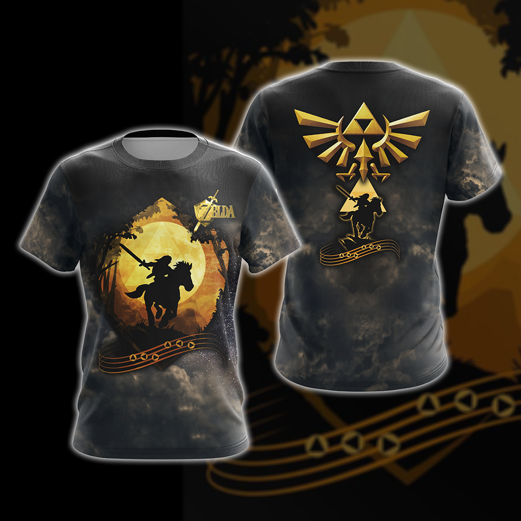 The Legend Of Zelda T-shirt Zip Hoodie Pullover Hoodie T-shirt S
