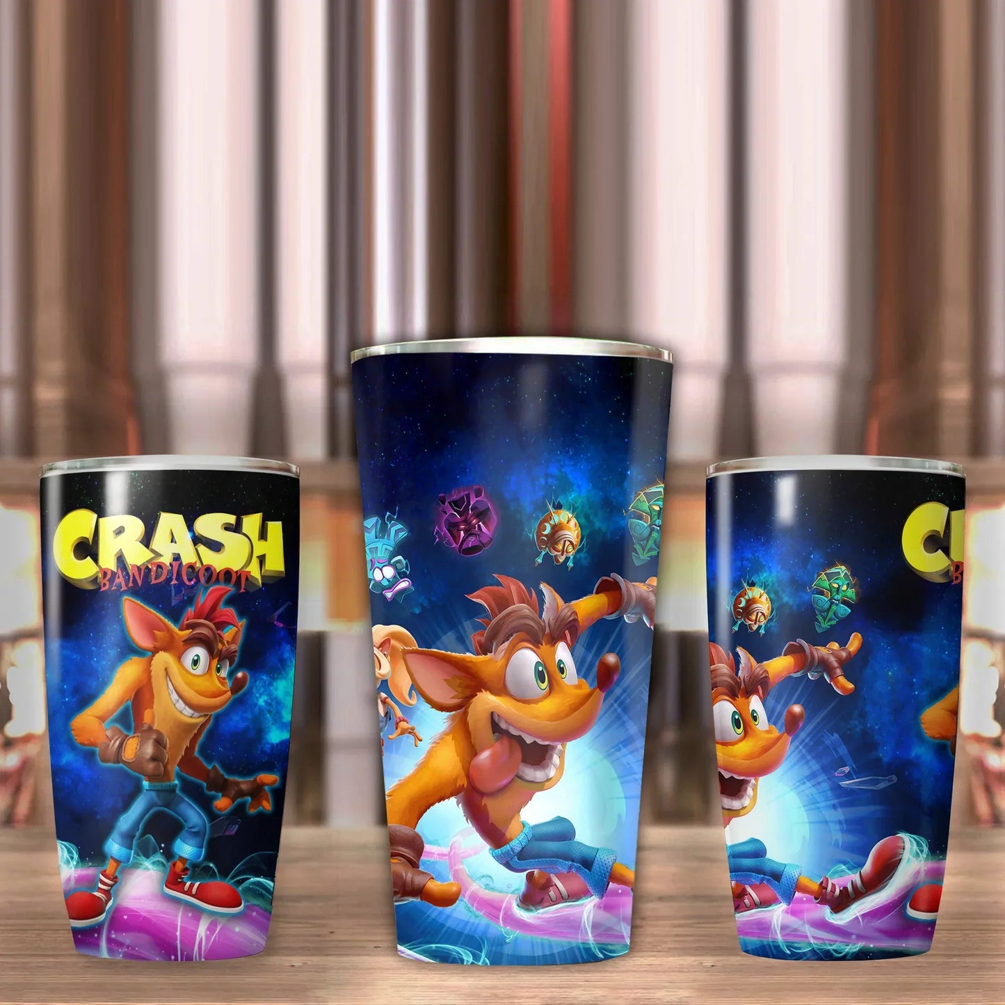 Crash Bandicoot Video Game Insulated Stainless Steel Tumbler 20oz / 30oz