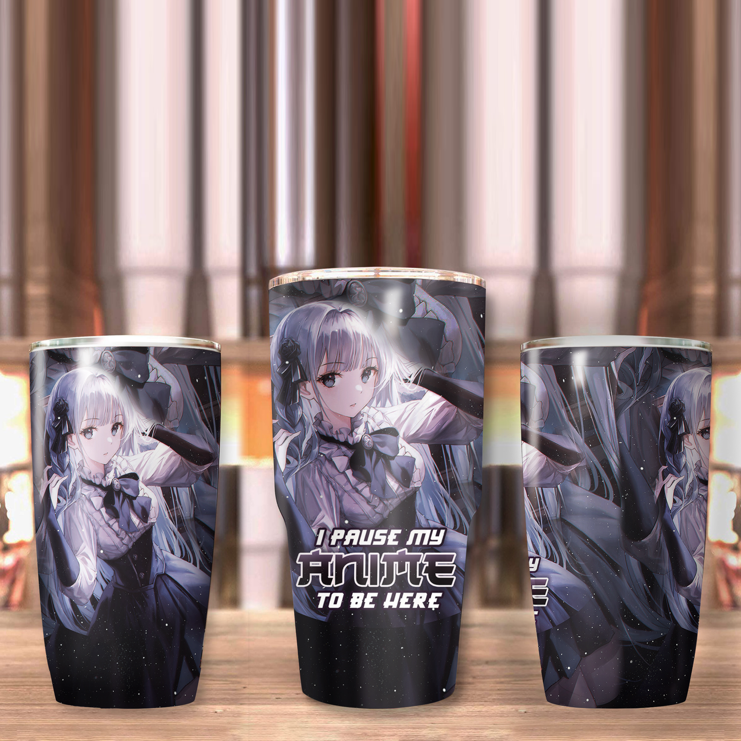 I Pause My Anime To Be Here Anime Girl Tumbler