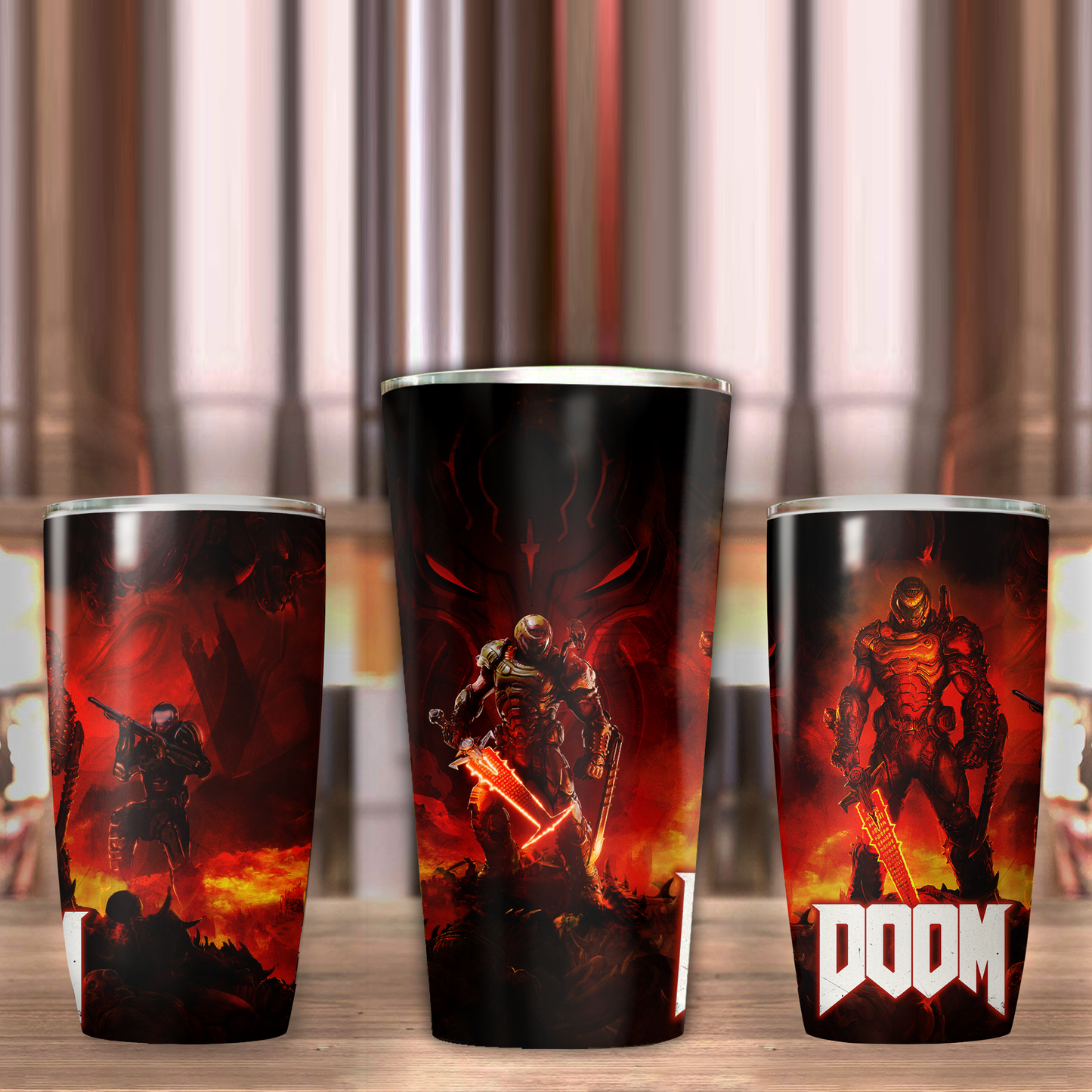 Doom Video Game Insulated Stainless Steel Tumbler 20oz / 30oz