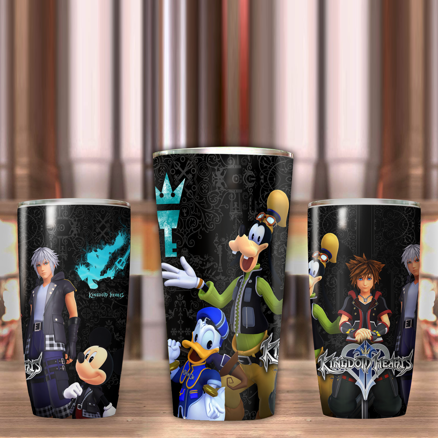 Kingdom Hearts Video Game Insulated Stainless Steel Tumbler 20oz / 30oz