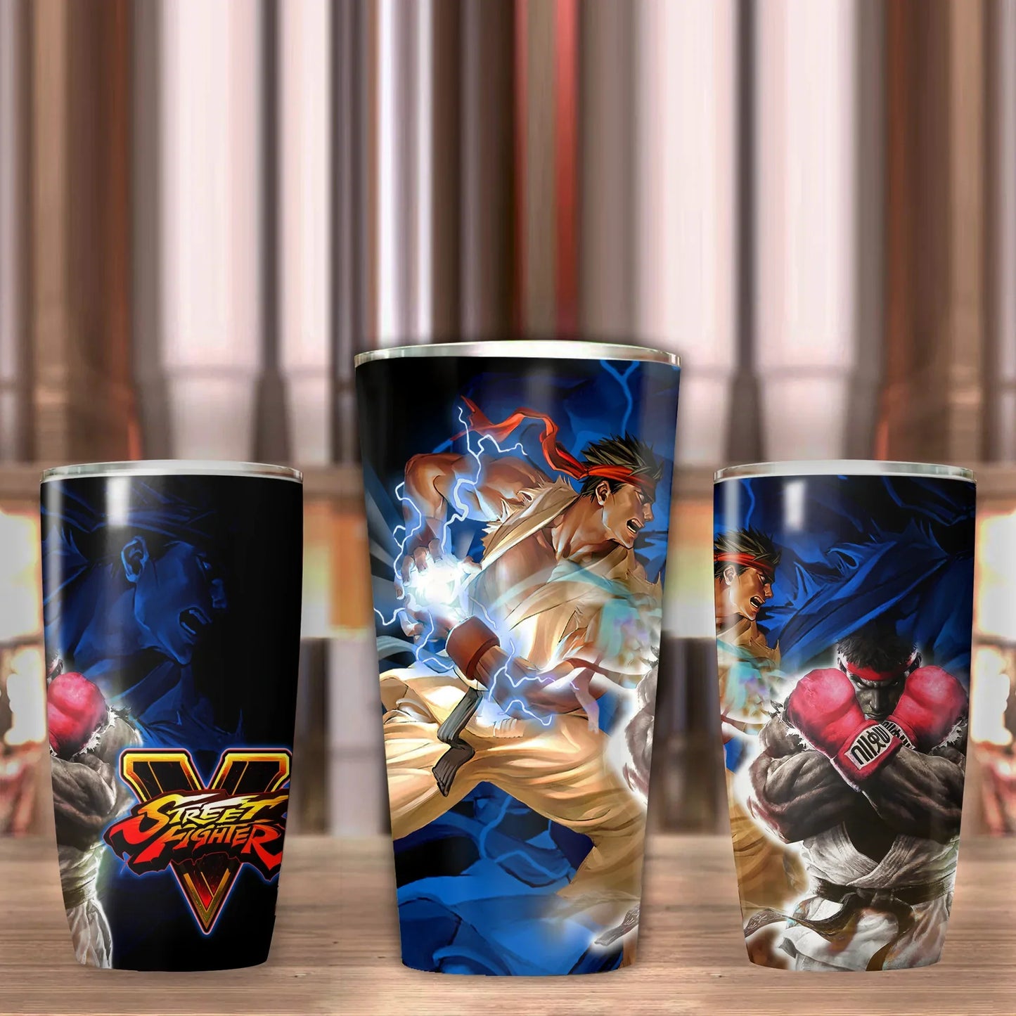 Street Fighter Video Game Insulated Stainless Steel Tumbler 20oz / 30oz
