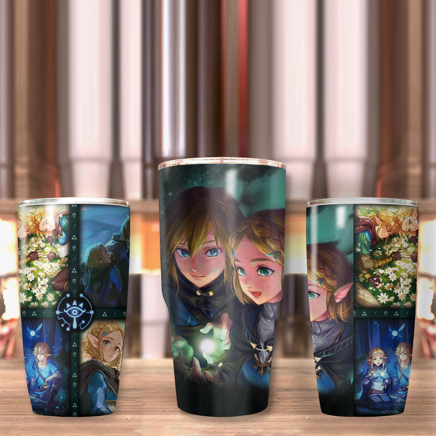 Link and Zelda The Legend of Zelda Tumbler
