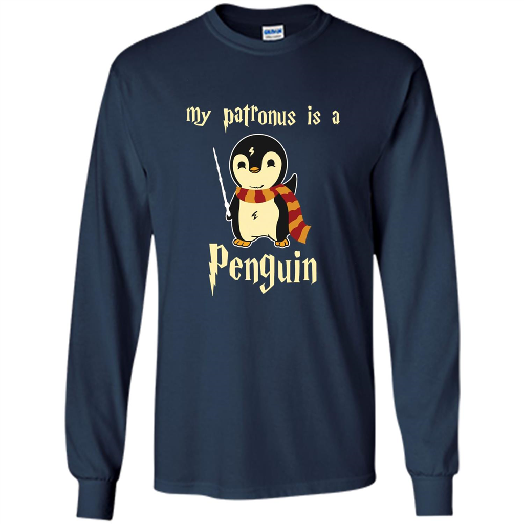Penguin T-Shirt My Patronus Is A Penguin Hot 2017 T-Shirt Navy S