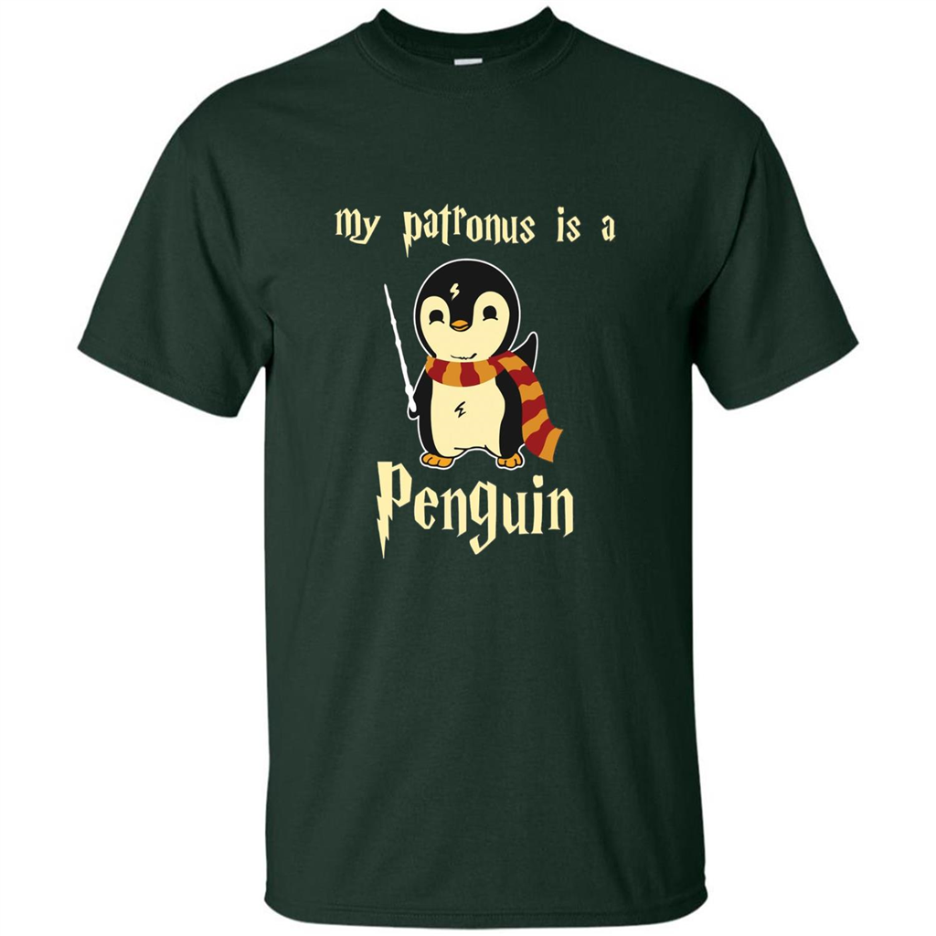 Penguin T-Shirt My Patronus Is A Penguin Hot 2017 T-Shirt Forest Green S