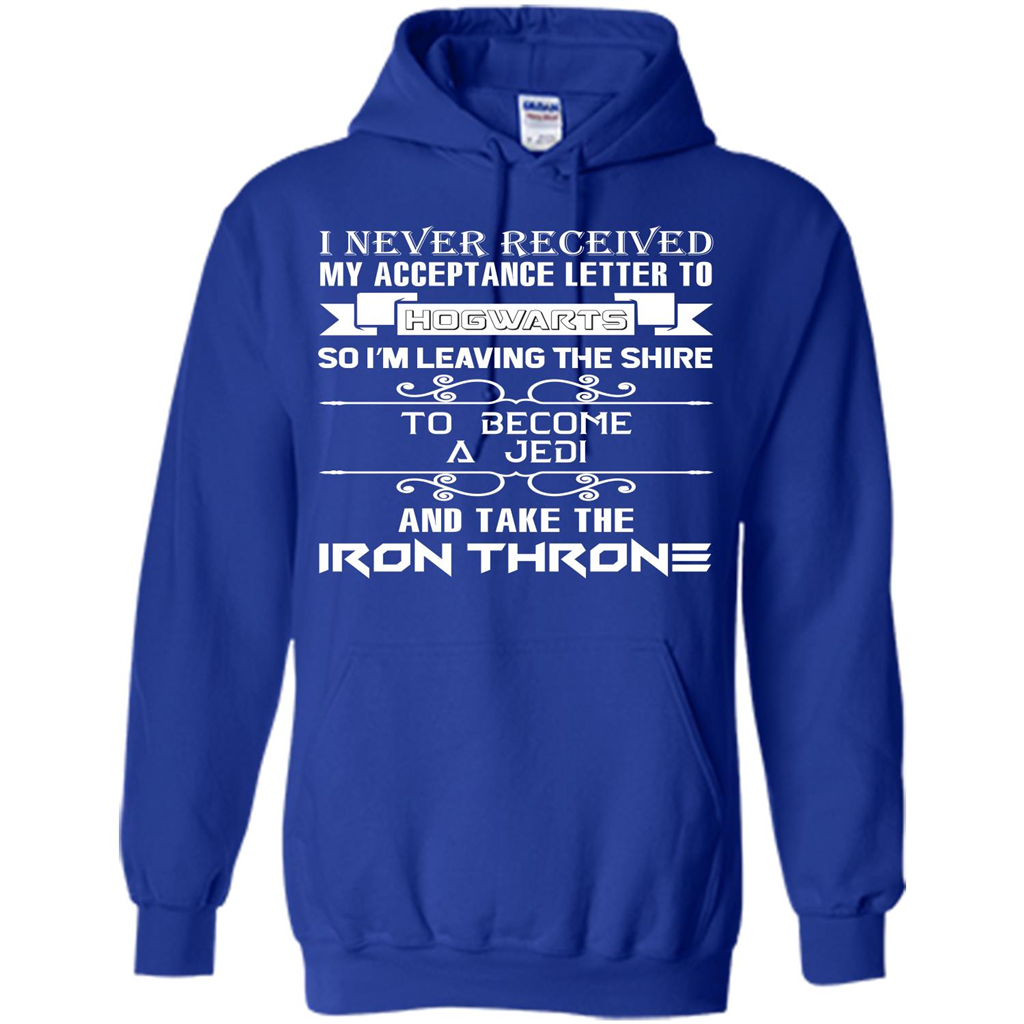 I Never Received My Acceptance Letter To Hogwarts T-shirt Royal S