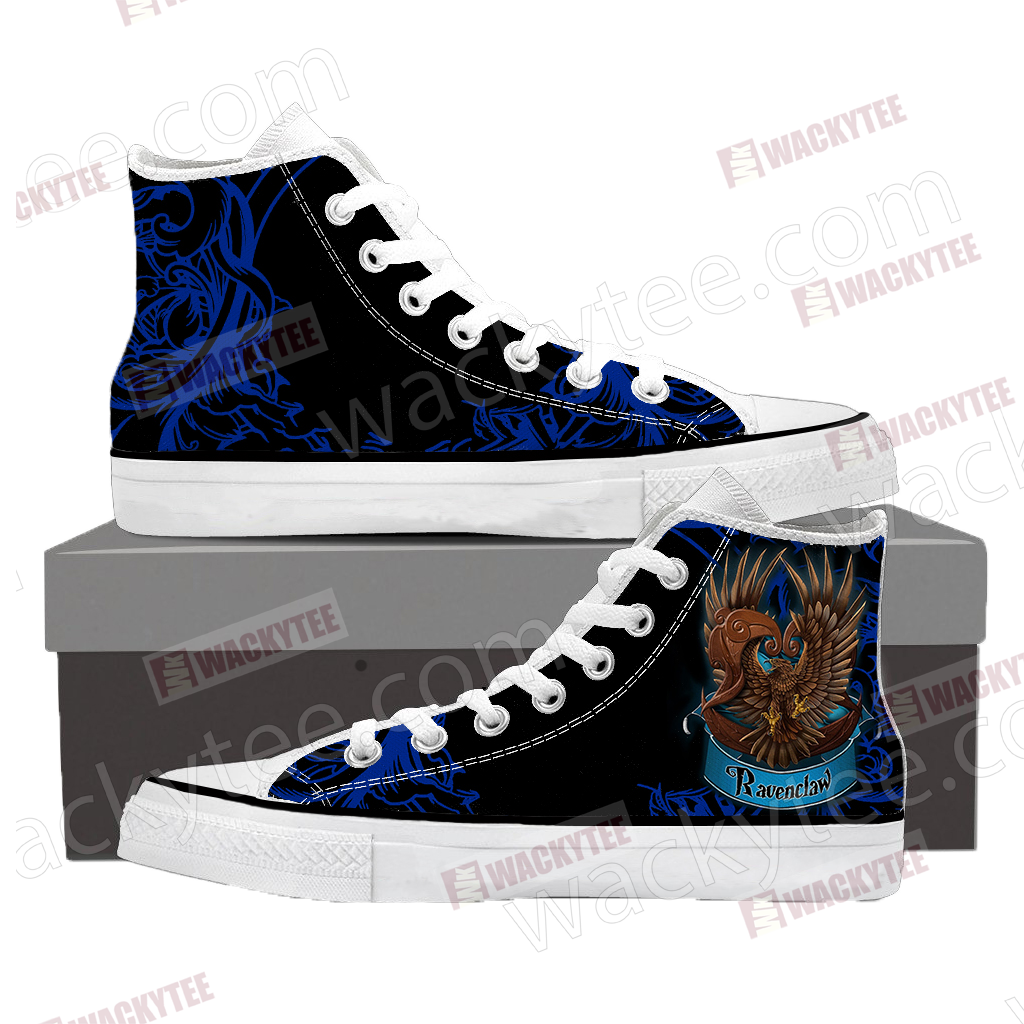 Wise Like A Ravenclaw Harry Potter High Top Shoes SIZE 29