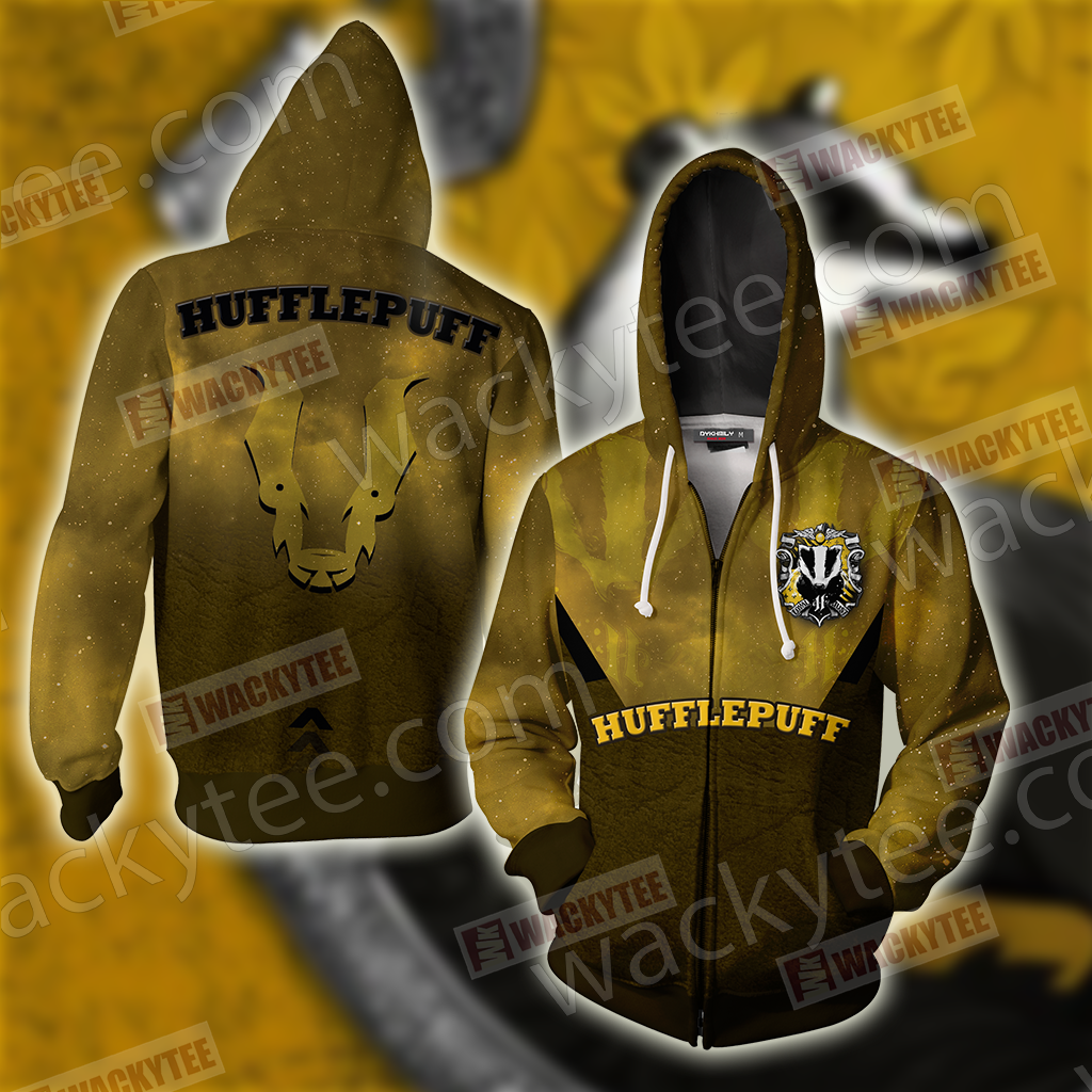 You Might Belong In Hufflepuff Harry Potter Unisex 3D T-shirt Zip Hoodie S