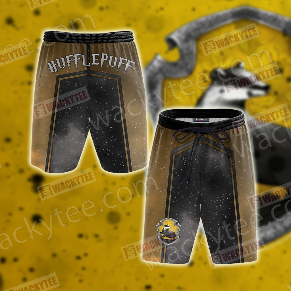 You Might Belong In Hufflepuff Harry Potter Hogwarts New Version Beach Shorts S