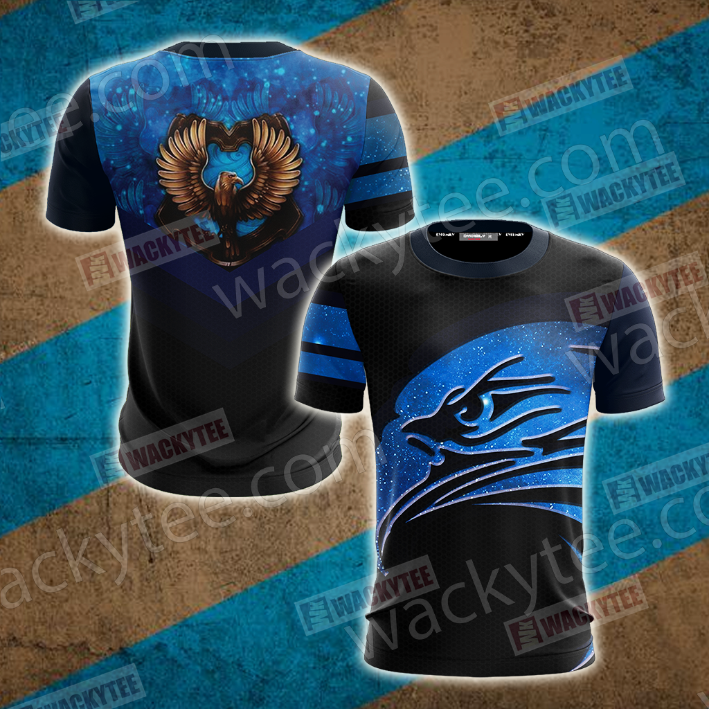 Hogwarts Castle Harry Potter - Wise Like A Ravenclaw Wacky Style Unisex 3D T-shirt T-shirt S