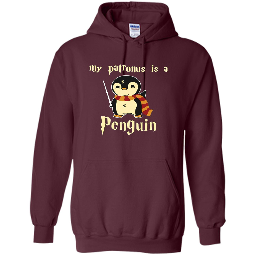 Penguin T-Shirt My Patronus Is A Penguin Hot 2017 T-Shirt Maroon S