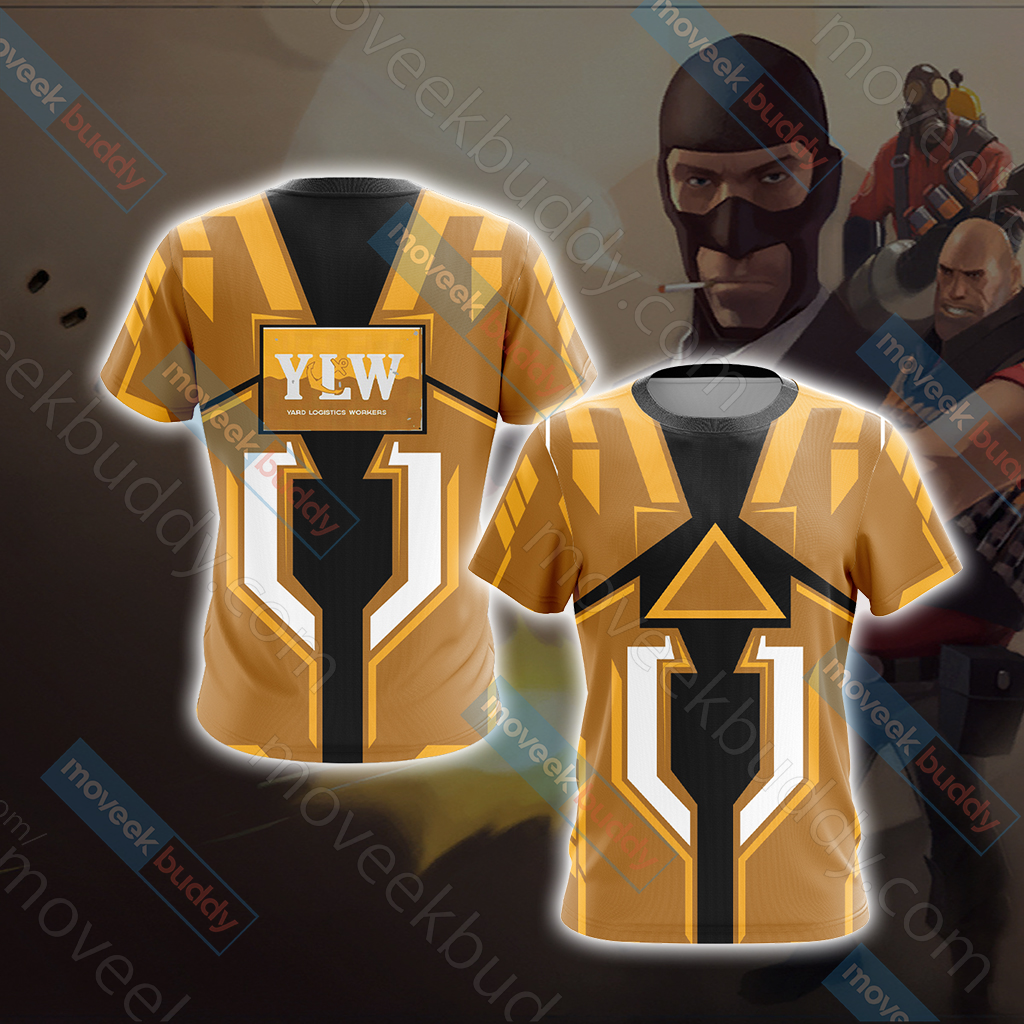 Team Fortress 2 - YLW - YARD LOGISTICS WORKERS Unisex 3D T-shirt S
