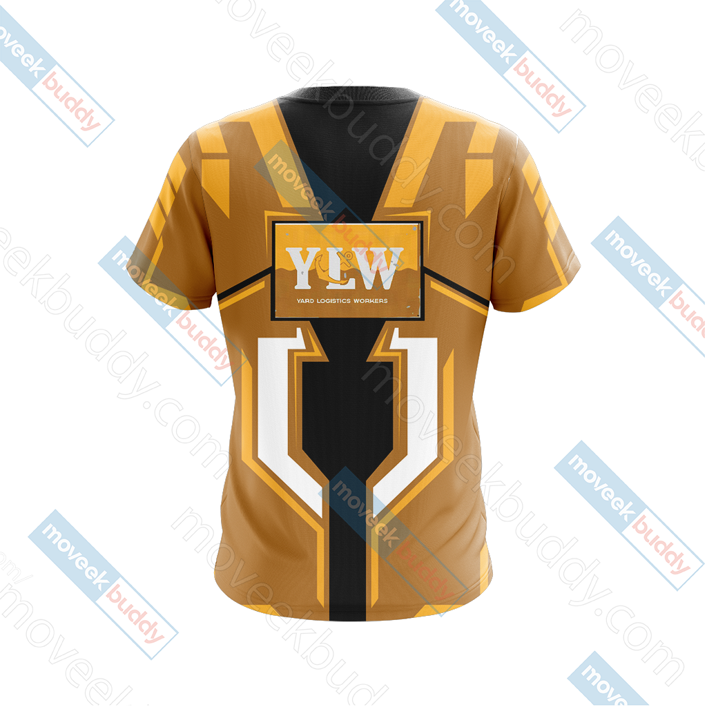 Team Fortress 2 - YLW - YARD LOGISTICS WORKERS Unisex 3D T-shirt