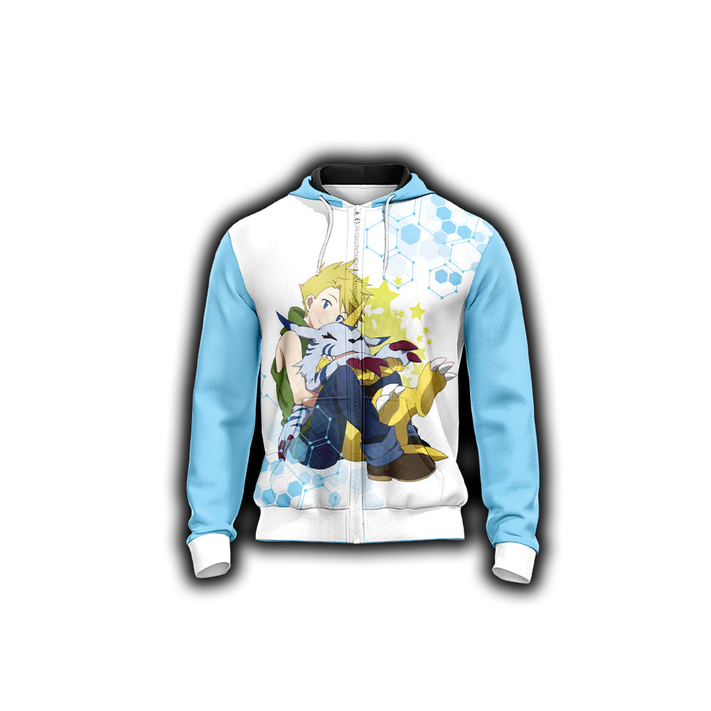 Digimon - Matt Ishida And Garurumon New Unisex 3D T-shirt