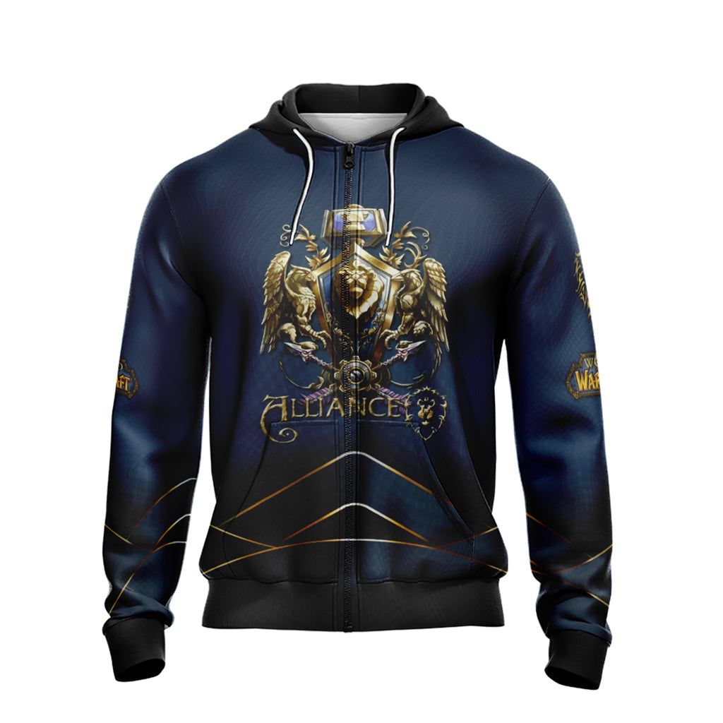 World Of Warcraft - Alliance races crest Unisex 3D T-shirt