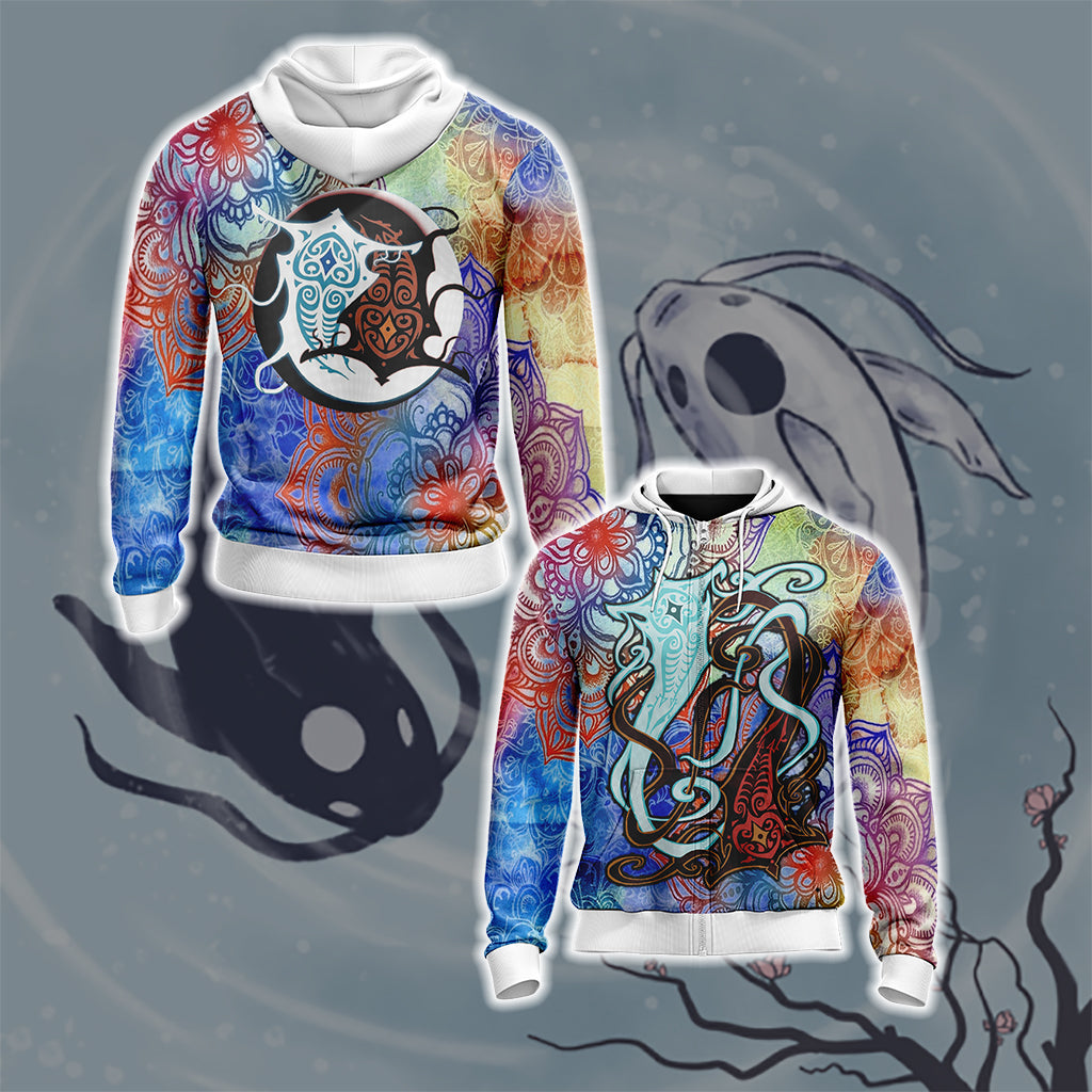 Legend Of Korra - Raava and Vaatu Unisex 3D T-shirt Zip Hoodie XS