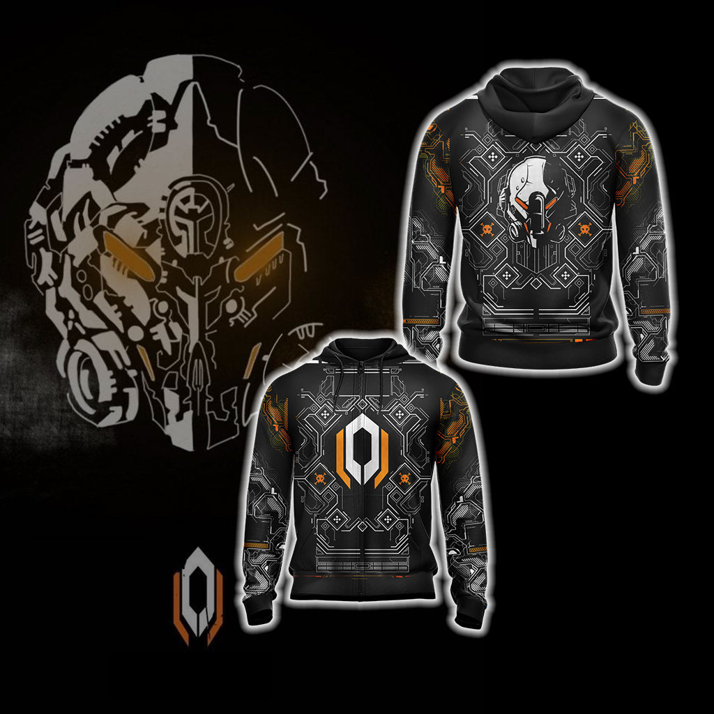 Mass Effect - Cerberus Humanity First Unisex 3D T-shirt Zip Hoodie XS