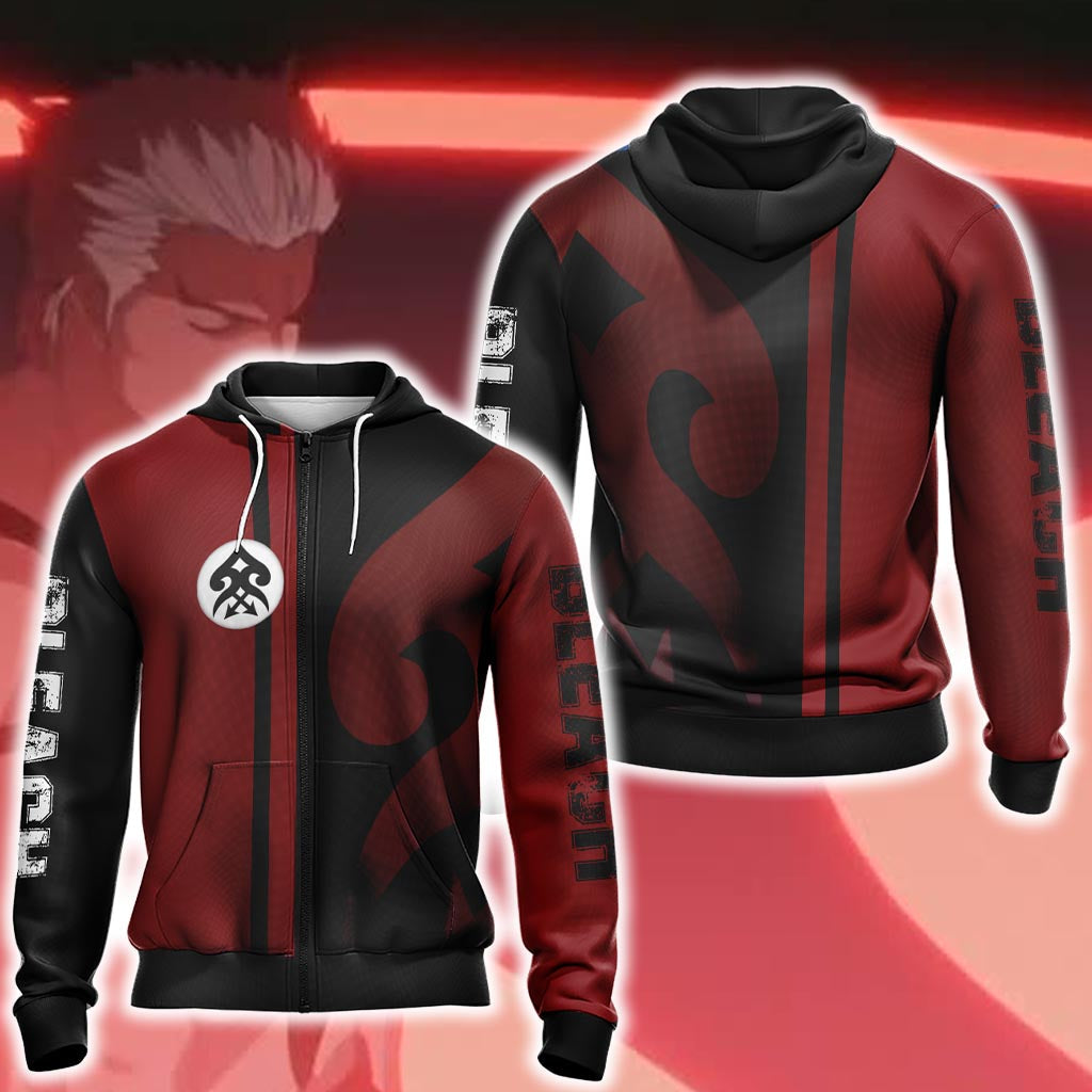 Bleach - Bount Symbol Unisex 3D T-shirt Zip Hoodie XS