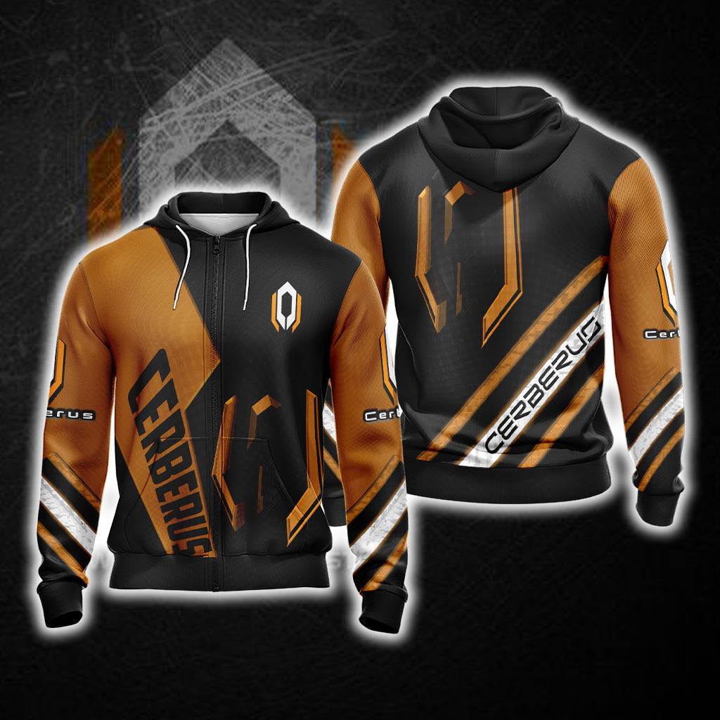 Mass Effect - Cerberus Unisex 3D T-shirt Zip Hoodie S