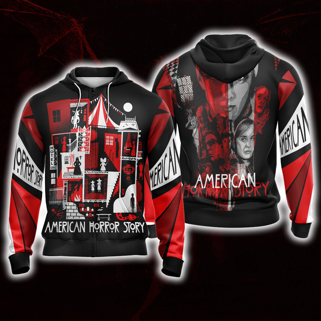 American Horror Story - Cult Unisex 3D T-shirt Zip Hoodie XS