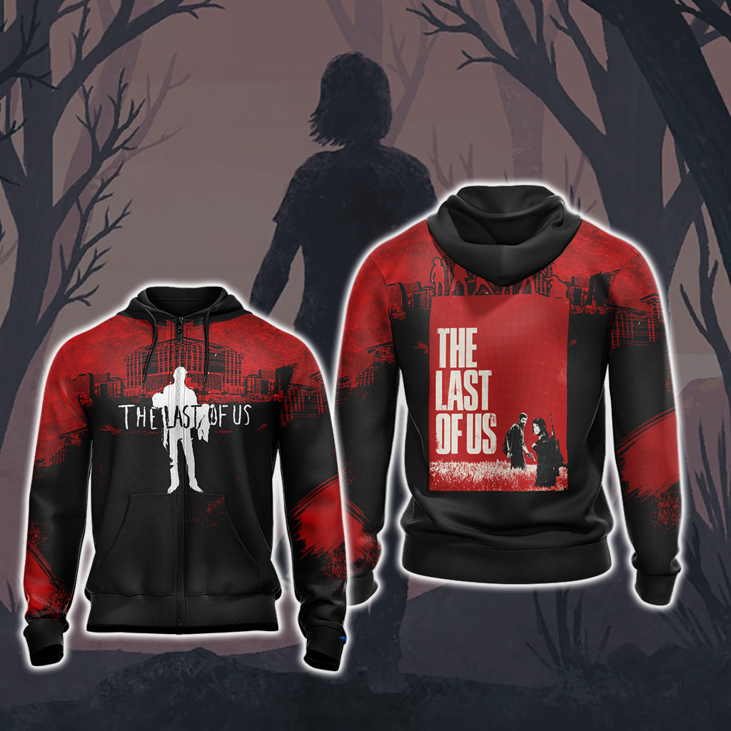 The last of Us 2 Unisex 3D T-shirt Zip Hoodie XS