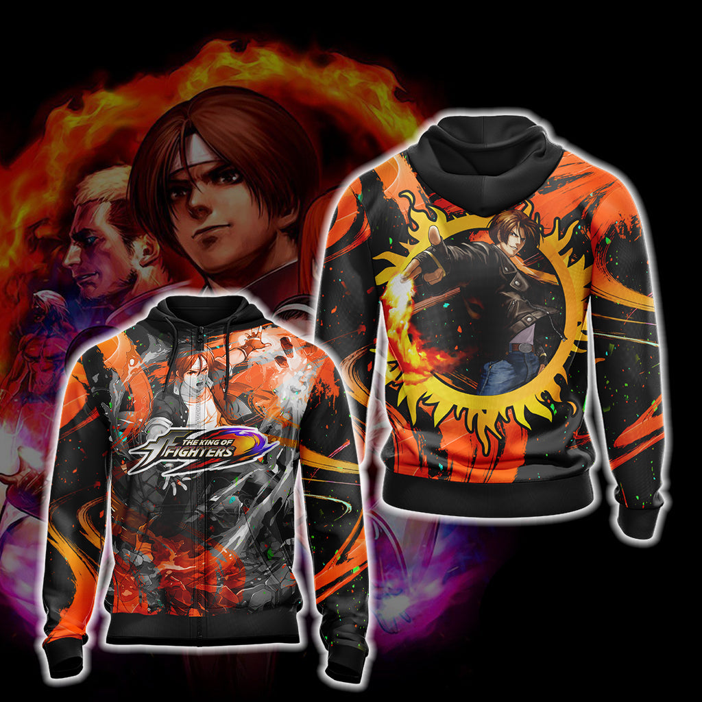 The King of Fighters - Kyo Kusanagi Unisex 3D T-shirt Zip Hoodie XS