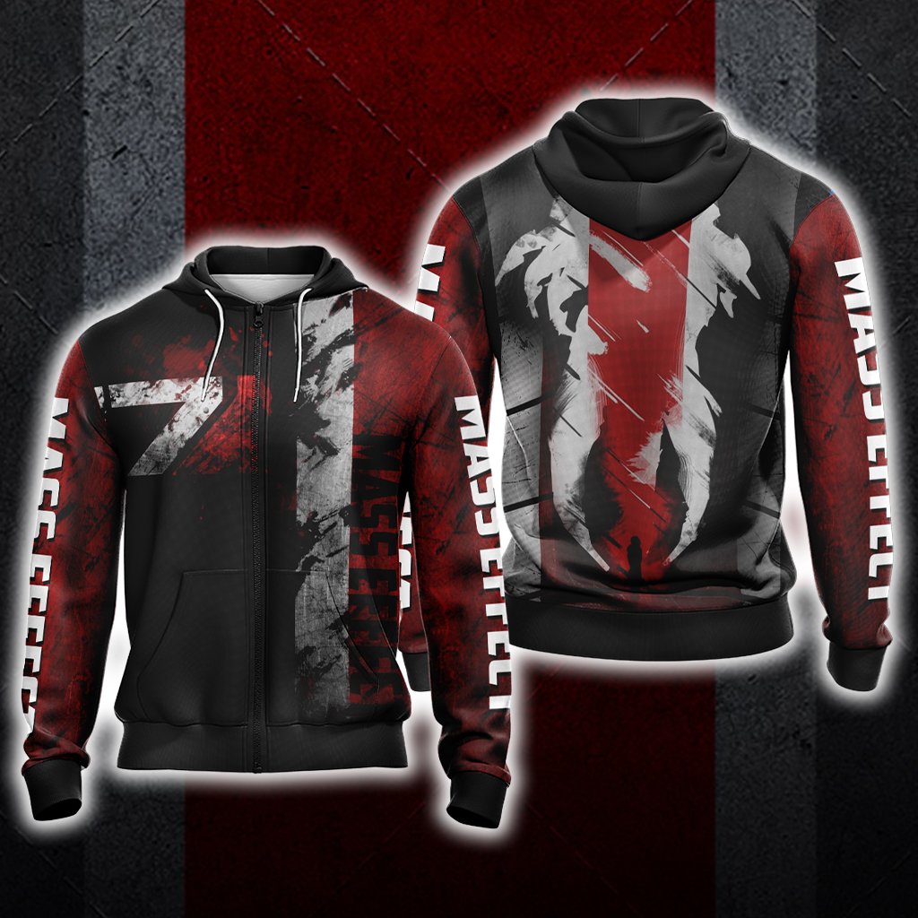 Mass Effect New Look Unisex 3D T-shirt Hoodie 2XL
