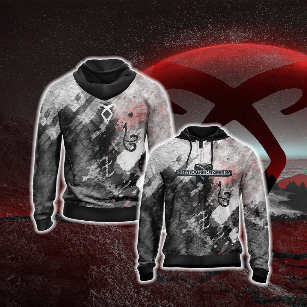 Shadowhunter Version TV Show Unisex 3D T-shirt Zip Hoodie XS