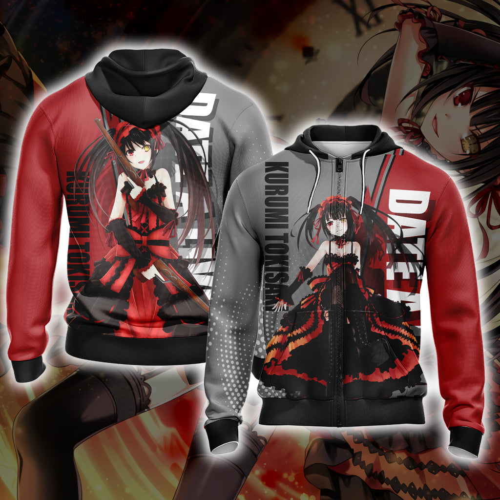 Date A Live - Kurumi Tokisaki 3D T-shirt Hoodie S