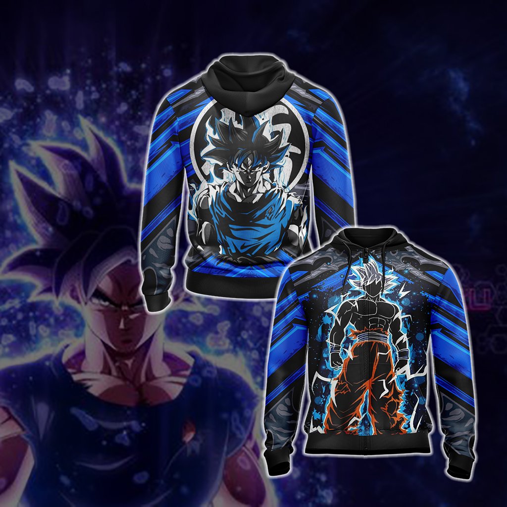 Dragon Ball Goku Unisex 3D T-shirt Zip Hoodie S