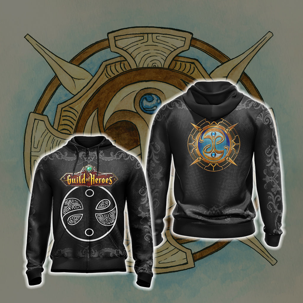 Fable - The Guild Seal New Unisex 3D T-shirt Zip Hoodie XS